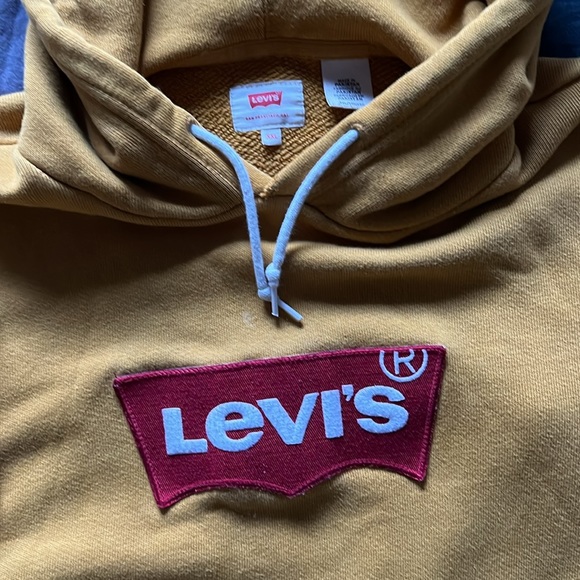 *VINTAGE* yellow Levi’s hoodie XXL - Picture 4 of 8